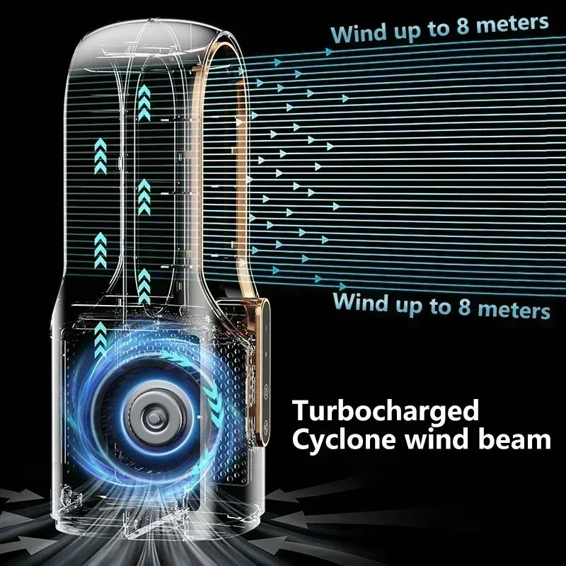 USB Leafless Desktop Air Cooler – Mist Fan Humidifier