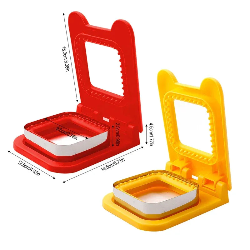 Sandwich Cutter & Sealer – Stainless Steel Crustless Pocket Maker