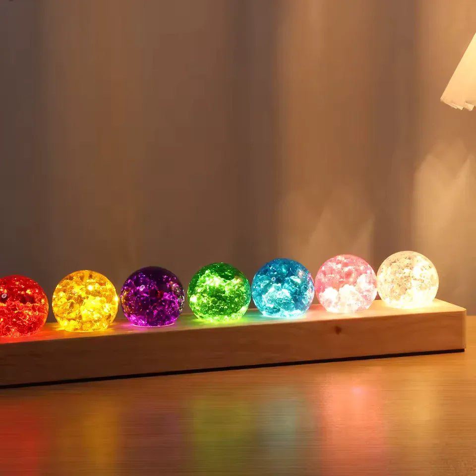 7 LED Crystal Ball – Decorative Light for Home & Gifts