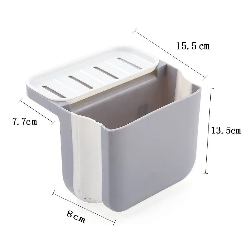 Retractable Sink Drain Basket – Wet & Dry Waste Organizer