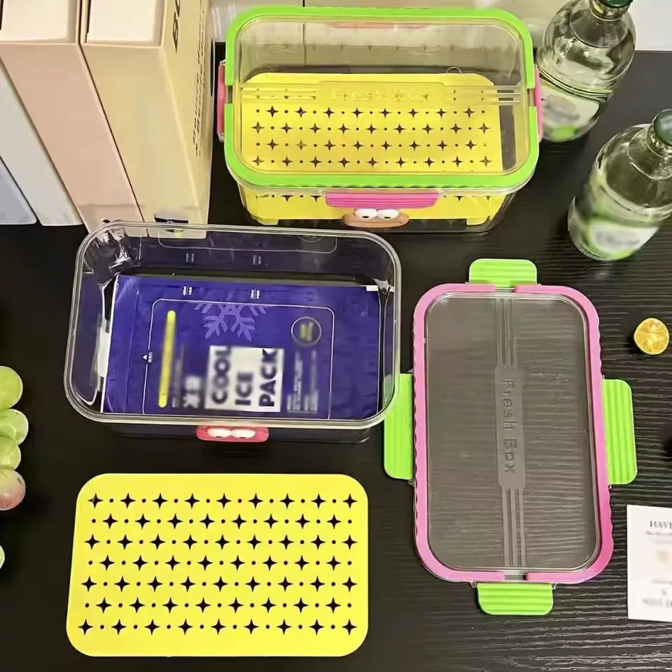 Acrylic Fridge Storage Container with Lid