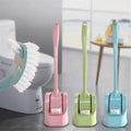 Long Handle Toilet Brush with Holder – Deep Clean Tool