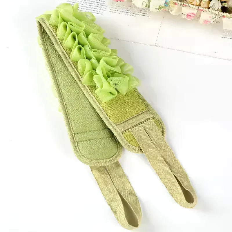 2-in-1 Shower Back Scrubber & Exfoliating Bath Belt