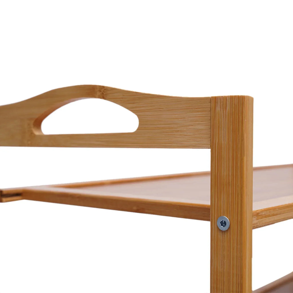 Premium 4-Layer Bamboo Shoe Rack