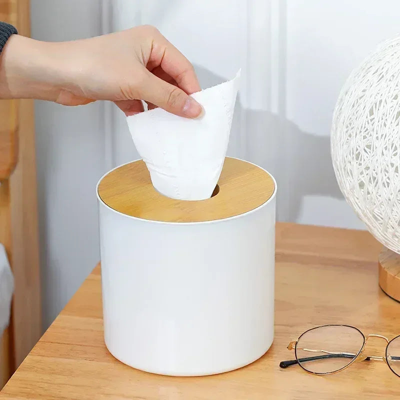 Round Tissue Box Holder – Kitchen & Bathroom