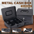 Metal Cash Box with Lock | Secure Money Storage