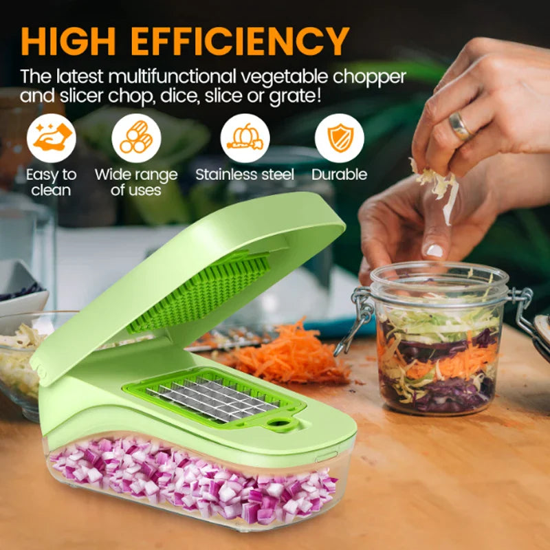 Multifunctional Vegetable Chopper & Slicer