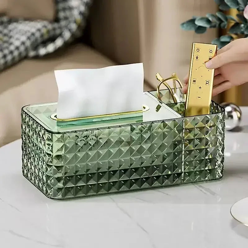 Luxury Minimalist Tissue Box Holder – Decorative Storage