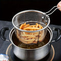 Stainless Steel Frying Net & Noodle Spoon – Kitchen Essential