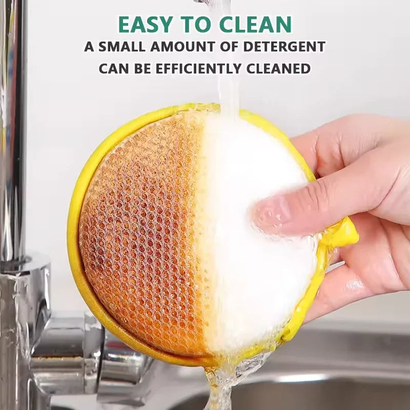 Dish Cleaning Sponges – Pack of 5 Multi-Purpose Kitchen Scrub Pads