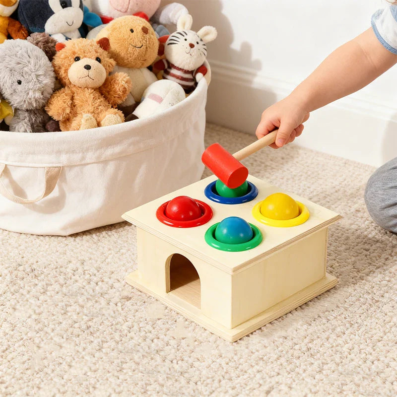 Wooden Hammer Ball Montessori Toy for Kids