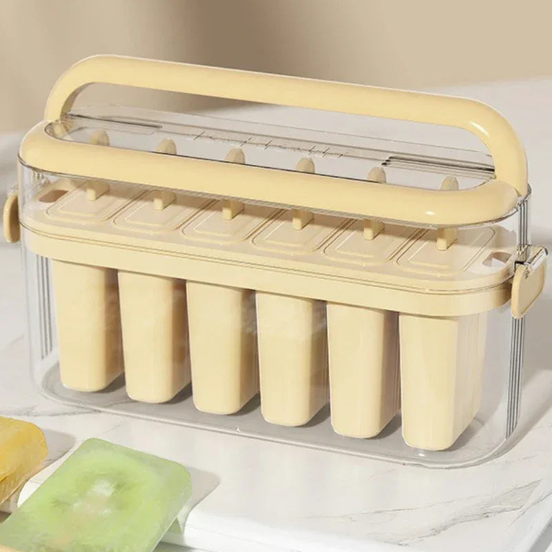 Handheld Popsicle Mold – Reusable Ice Cream Maker Tray