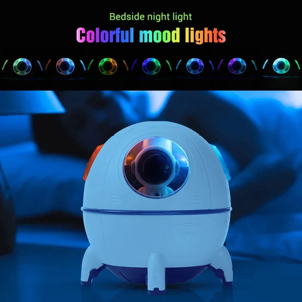 Space Capsule Astronaut Air Humidifier with LED Light