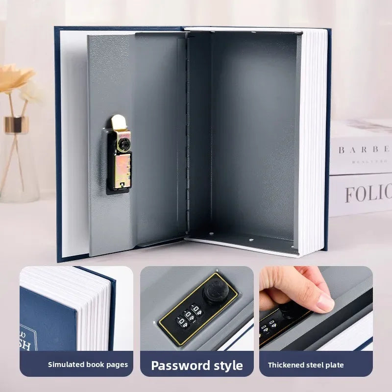 Luxury Dictionary Book-Style Hidden Safe Locker with Combination Lock