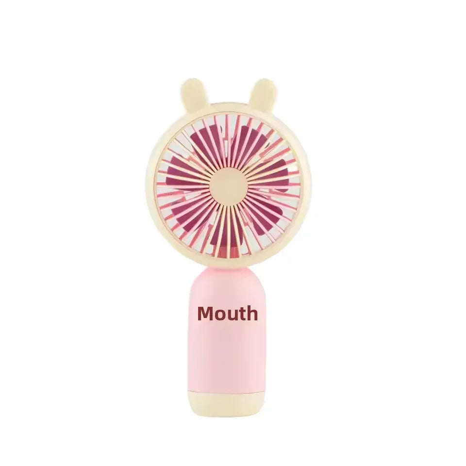 Mini Handheld Fan – Portable USB Rechargeable 3-Speed Cooling