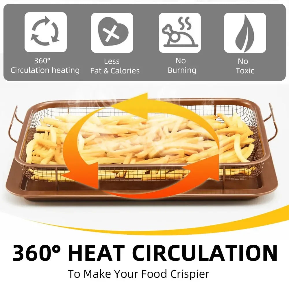 Golden Crisper Tray – French Fries & BBQ