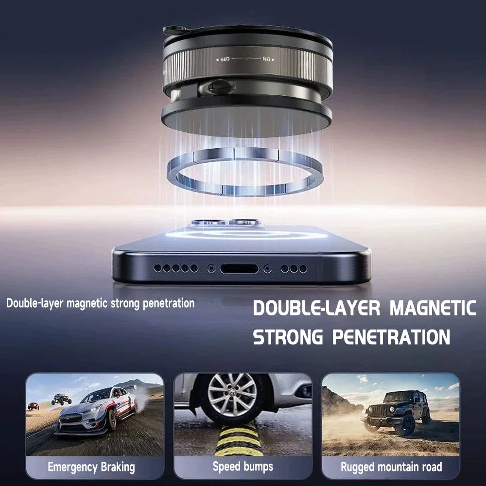 360° Magnetic Phone Holder – Strong Grip Stand