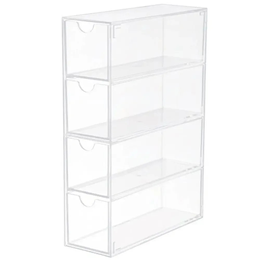 4 Layer Acrylic Sunglasses Storage Box – Transparent Organizer Case