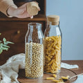 Cork Lid Glass Storage Jar – Coffee & Spice Container
