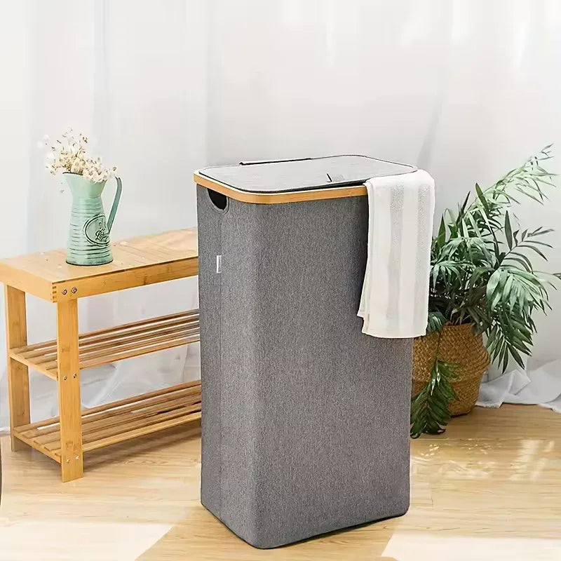 Large Capacity Laundry Basket – Heavy Duty Clothes Storage Hamper