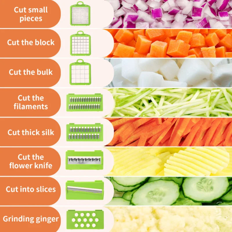 Multifunctional Vegetable Chopper & Slicer
