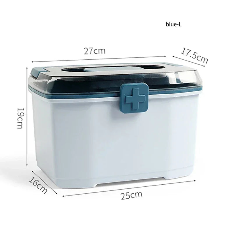 Double-Layer Medical Storage Box – Portable First Aid Kit