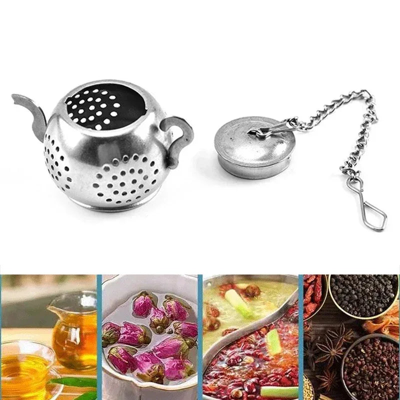 Stainless Steel Kettle-Shape Tea Infuser – Durable Teapot Design