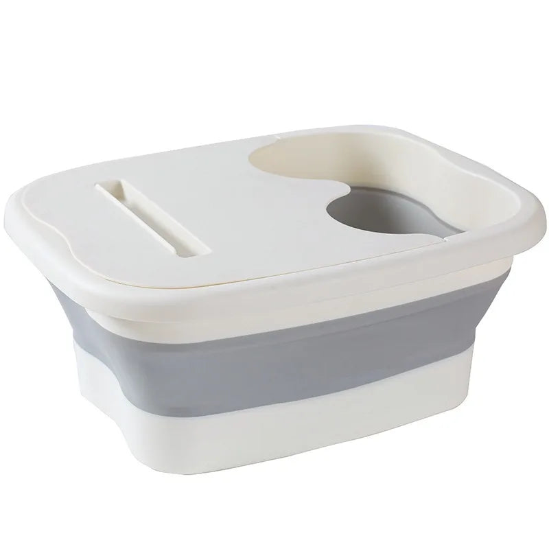 Foot Washer Scrubber with Massage Pad – Portable