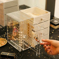 Transparent Acrylic Storage Box – Multi-Layer Jewelry Drawer