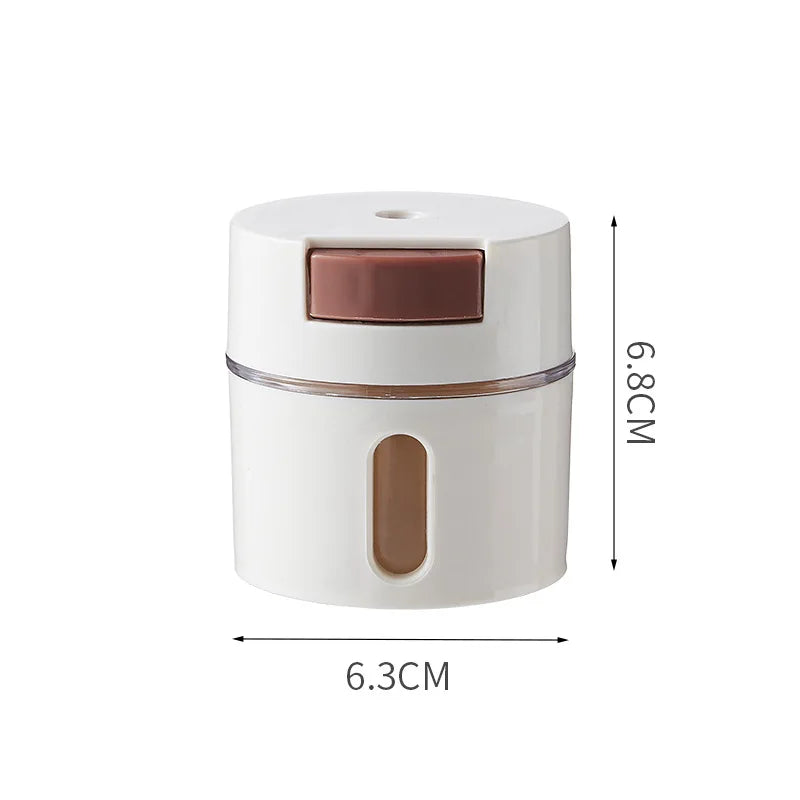 Precision Push-Button Spice Dispenser – Measured Salt & Seasoning Shaker