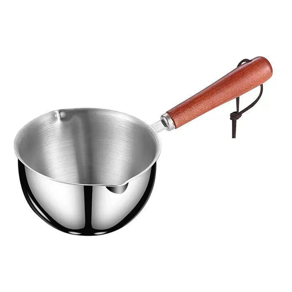 Stainless Steel Mini Milk & Hot Oil Pot with Handle