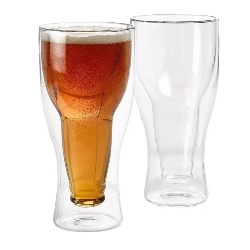 Double Layer Glass Juice Mug – Heat Resistant Cup