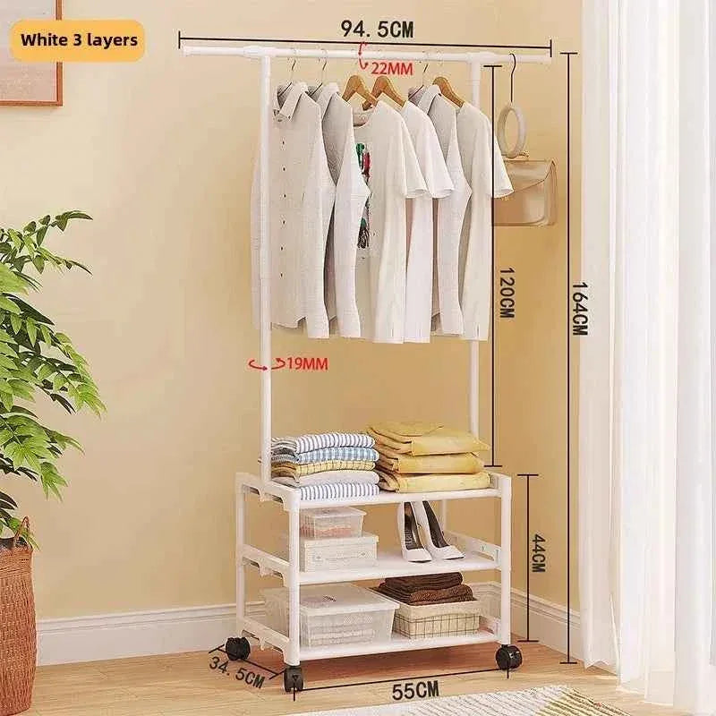 Multi-Functional Shoe Hat Rack for Space-Saving Organization