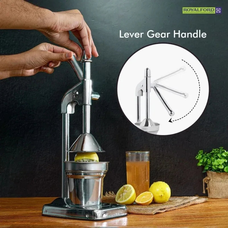 Stainless Steel Citrus Juicer – Heavy Duty Manual