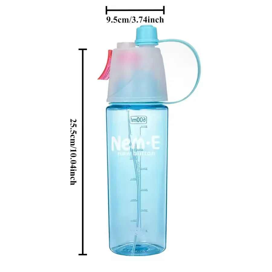 Transparent Spray Bottle – Large Capacity Summer Sports Cup