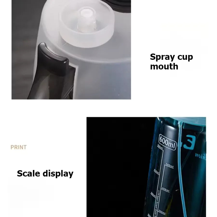 Transparent Spray Bottle – Large Capacity Summer Sports Cup