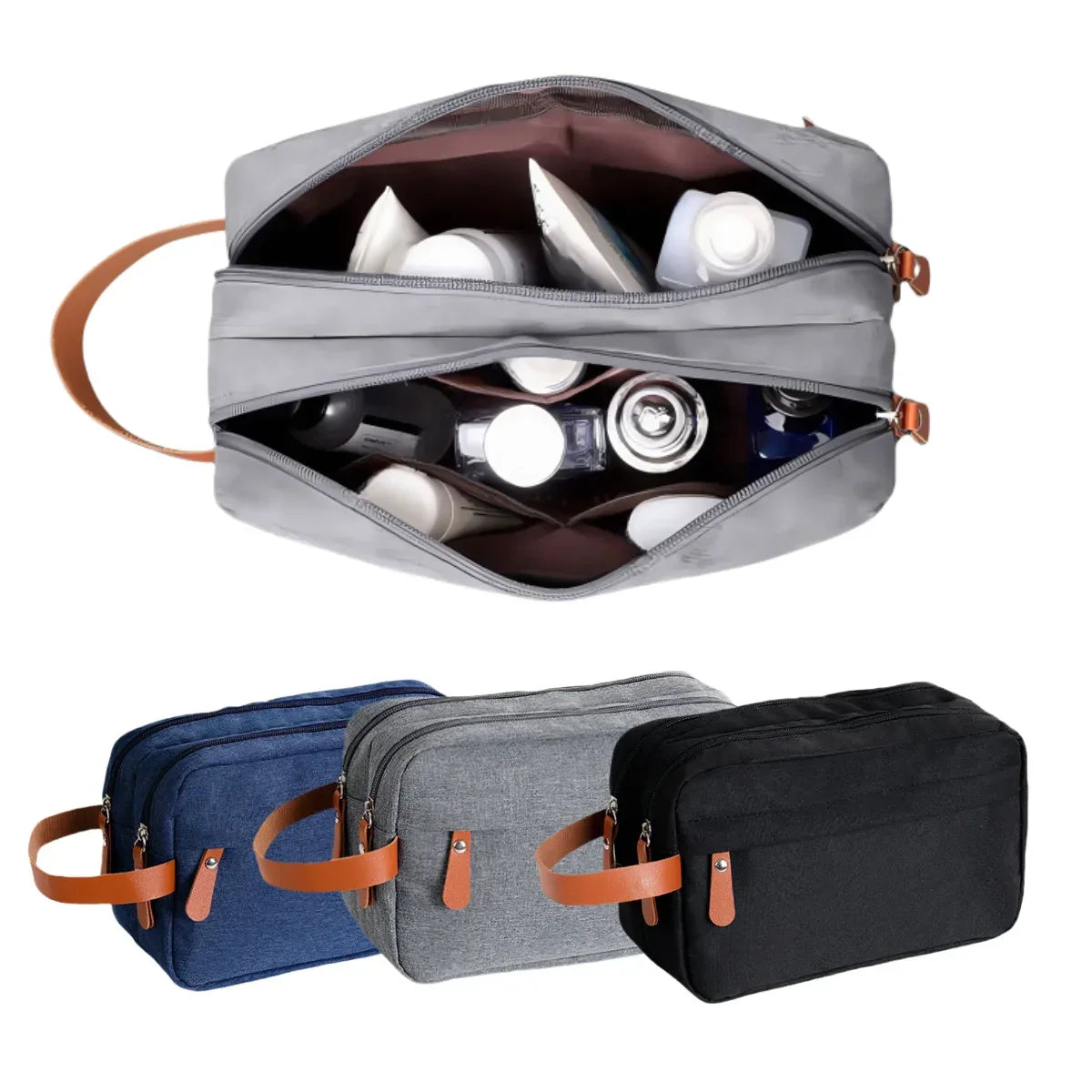 Hanging Makeup & Toiletry Travel Bag – Waterproof Organizer