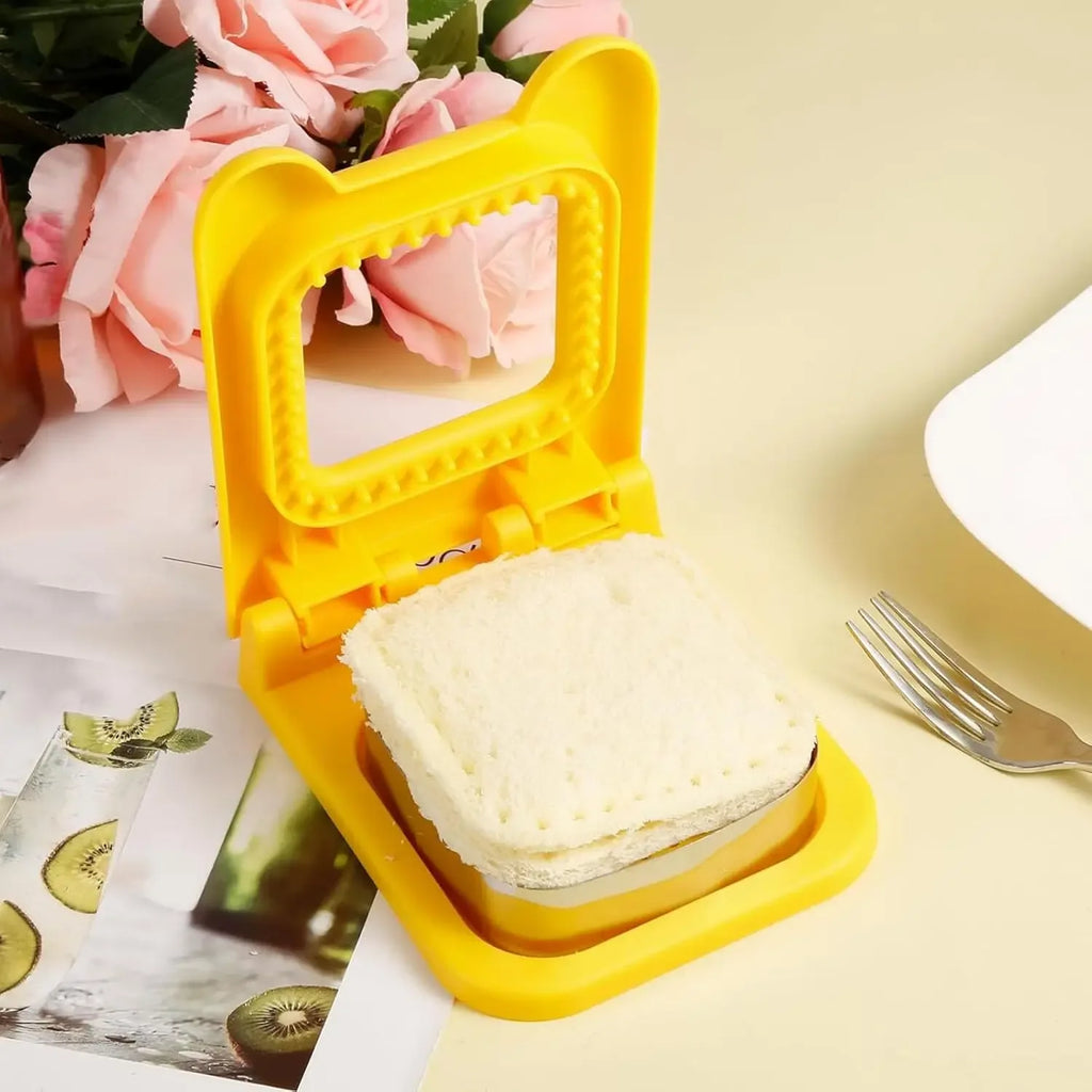 Sandwich Cutter & Sealer – Stainless Steel Crustless Pocket Maker