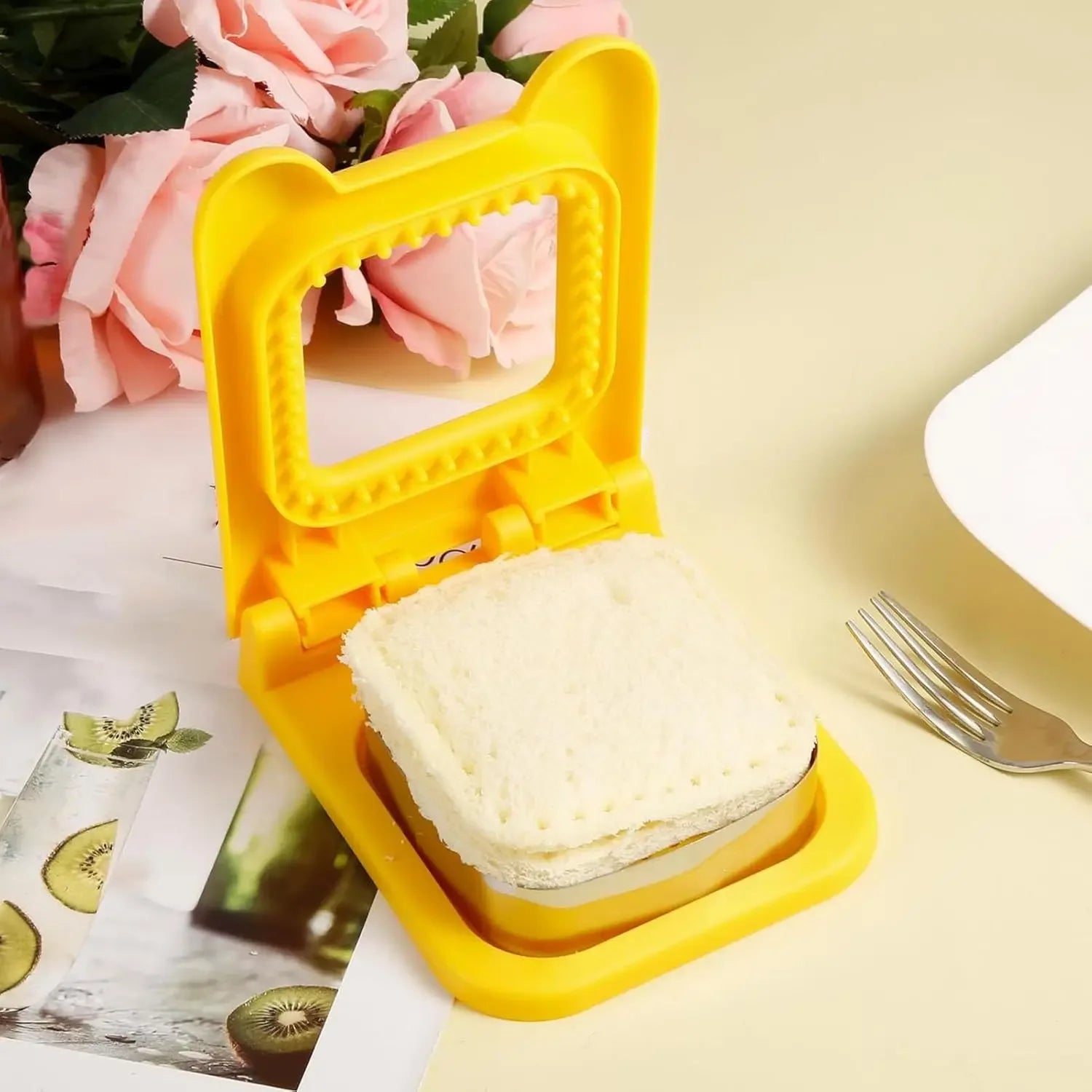 Sandwich Cutter & Sealer – Stainless Steel Crustless Pocket Maker