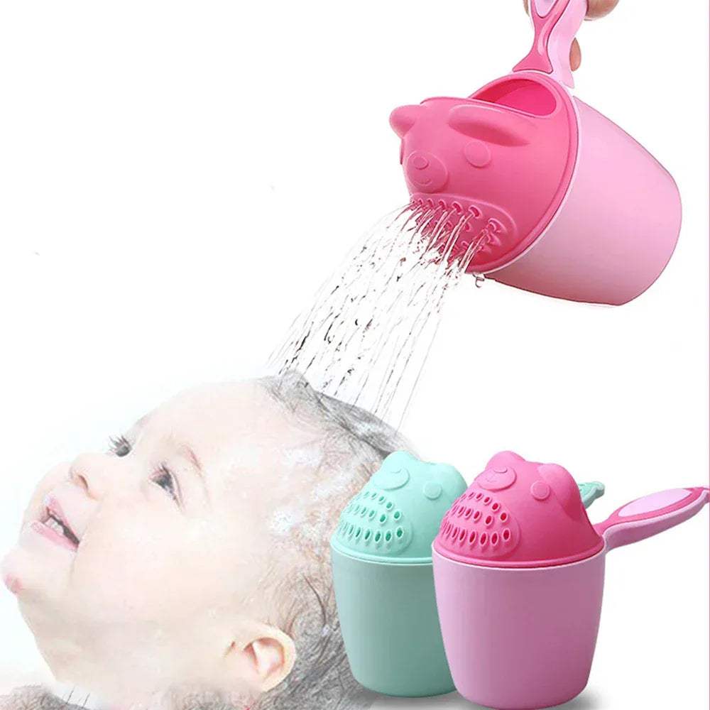 Cute Cartoon Baby Shampoo Cup – Kids Bath & Hair Washing Tool