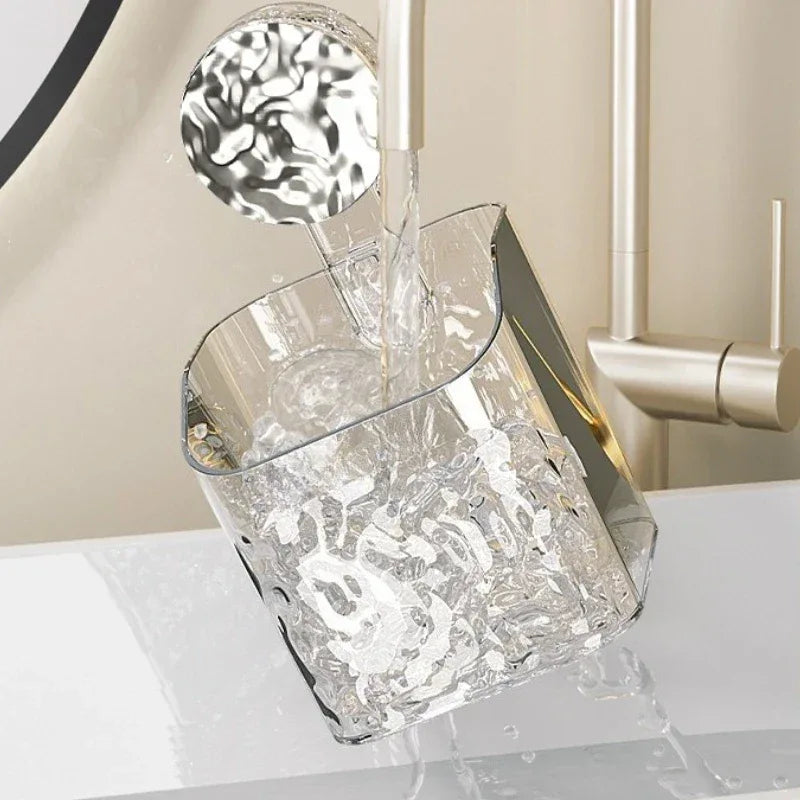 Premium Glacier Texture Suction Wall Bathroom Organizer (High Quality)
