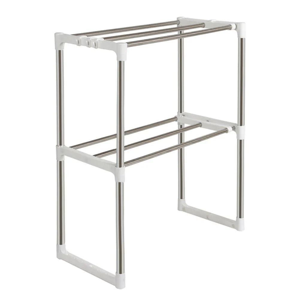 Adjustable Kitchen Organizer Microwave Rack