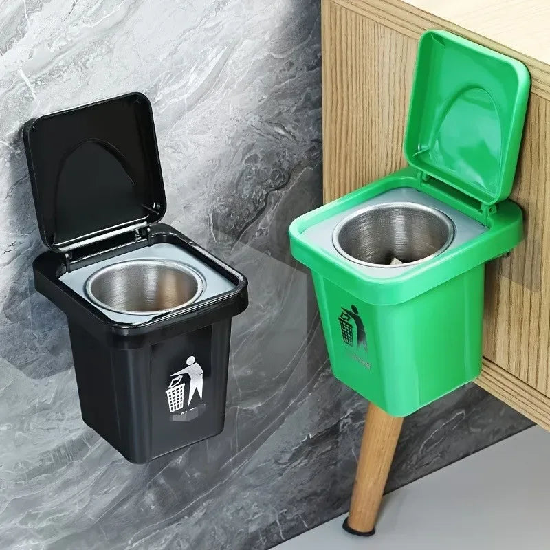 Wall-Mounted Ashtray with Lid – Dust-Proof & Contemporary