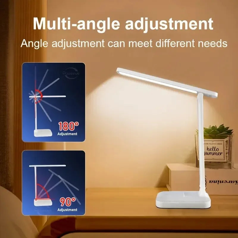 Foldable Eye Protection Desk Lamp – USB Rechargeable
