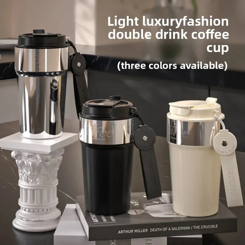 Double-Sided Insulated Coffee Cup – 316 Stainless Steel