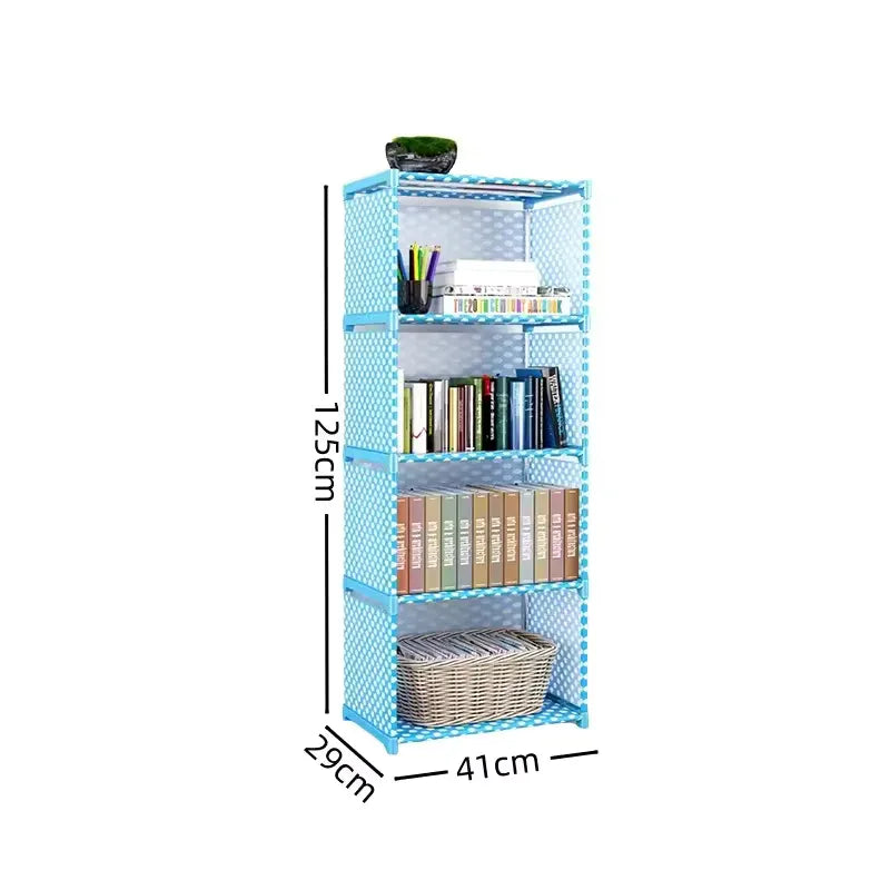 Multipurpose 4-Layer Oxford Storage Rack – Durable Home Organizer