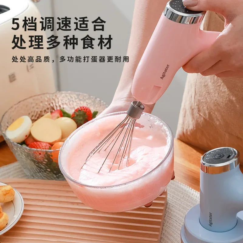 3-in-1 Electric Egg Beater & Blender (Random color)