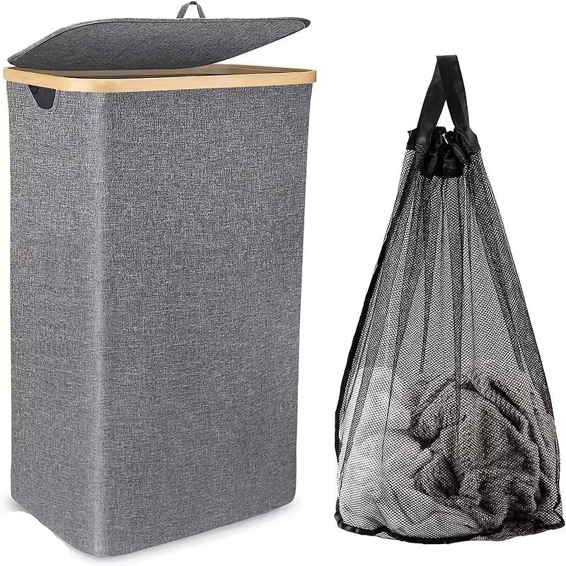 Large Capacity Laundry Basket – Heavy Duty Clothes Storage Hamper