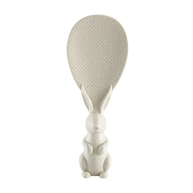 Cartoon Rabbit Rice Spoon 2 Pieces Set – Heat Resistant