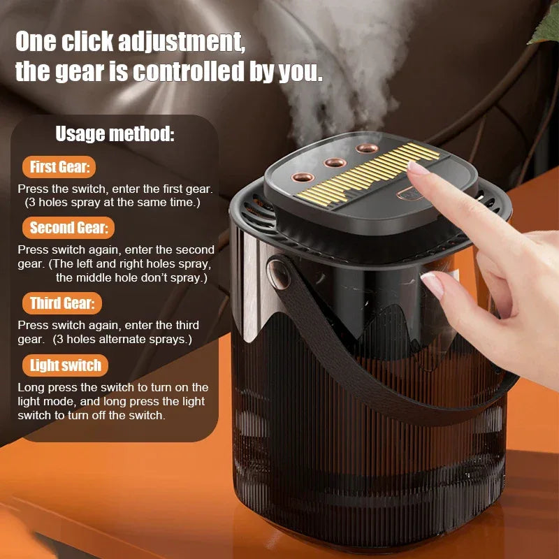 Large Capacity Air Humidifier – USB Essential Oil Diffuser